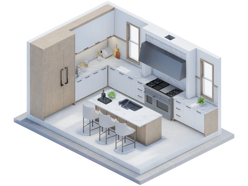 Soleado Contemporary Kitchen